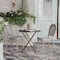 Flash Furniture Marseille Thonet French Bistro Stacking Chair, Black/White Textilene/Bamboo Print Alum Frame, 2PK 2-SDA-AD642002S-TXT-BLKWH-LTNAT-GG - alternate 6